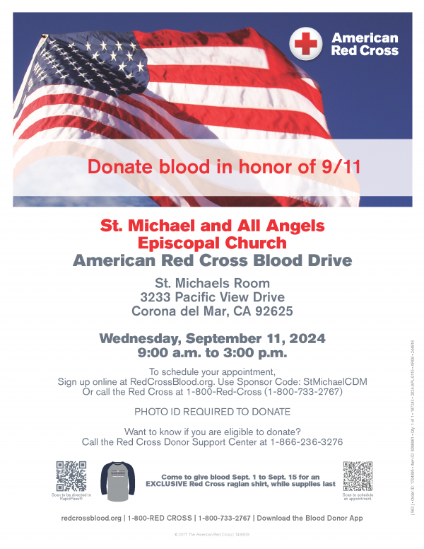 Annual 9/11 Blood Drive at St. Michael’s