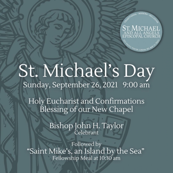 Bishop Taylor to Visit St. Michael And All Angels on Sunday, September 26